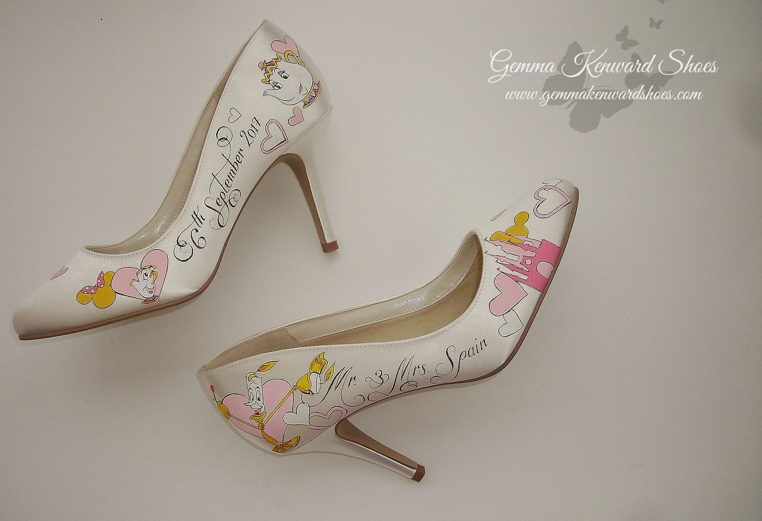 Beauty and the beast wedding shoes sales